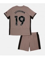 Tottenham Hotspur Ryan Sessegnon #19 Alternativní dres pro děti 2023-24 Krátký Rukáv (+ trenýrky)